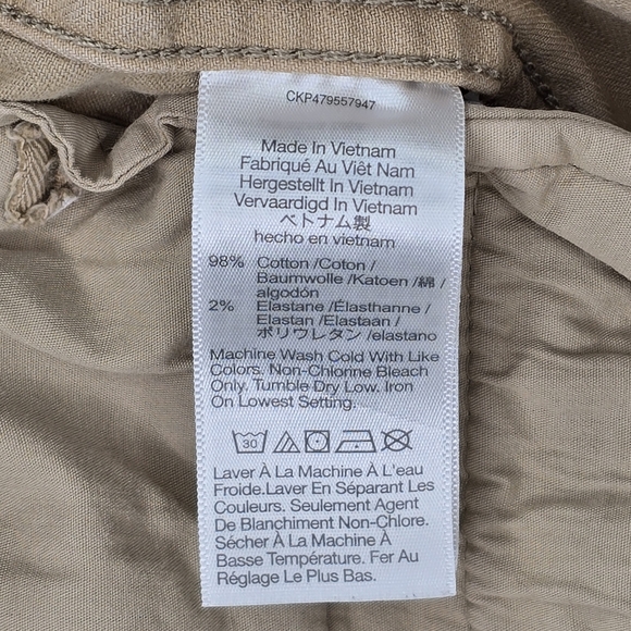 Madewell Garment-Dyed The ’90s Straight Cargo Pants Sand Dune Size 27 - Picture 9 of 11